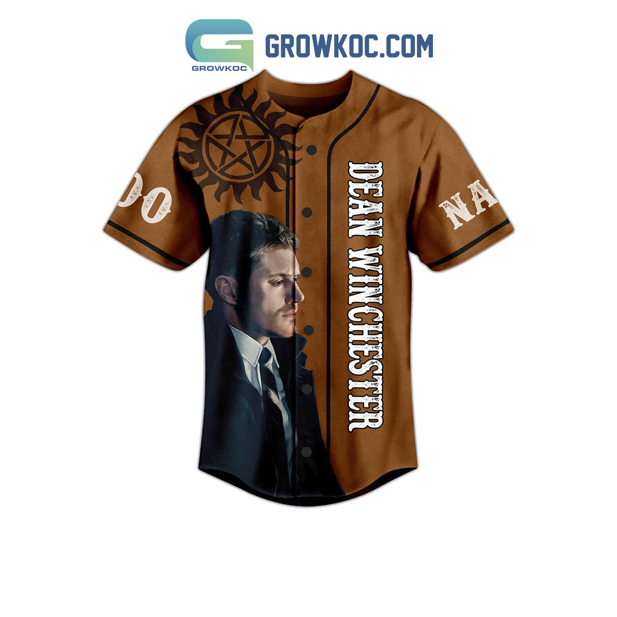 Supernatural Dean Winchester You’ve Yeed Your Last Haw Personalized Baseball Jersey baseball jersey product view 2