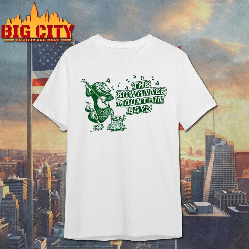 Suwannee Mountain Boys The Suwannee Mountain Boys Gator Banjo shirt Unisex T-shirt, Sweatshirt, Hoodie, Long Sleeve Tee - T-Shirt, Sweatshirt, Hoodie