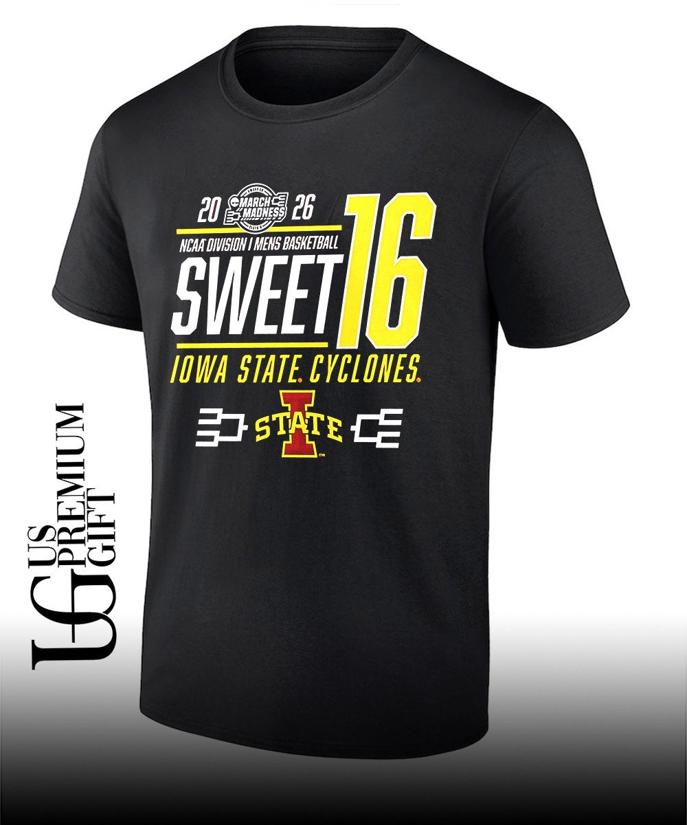 Sweet 16 Bound Iowa State Cyclones 2026 NCAA Mens basketball March Madness shirt Unisex T-shirt, Sweatshirt, Hoodie, Long Sleeve Tee - T-Shirt, Sweatshirt, Hoodie