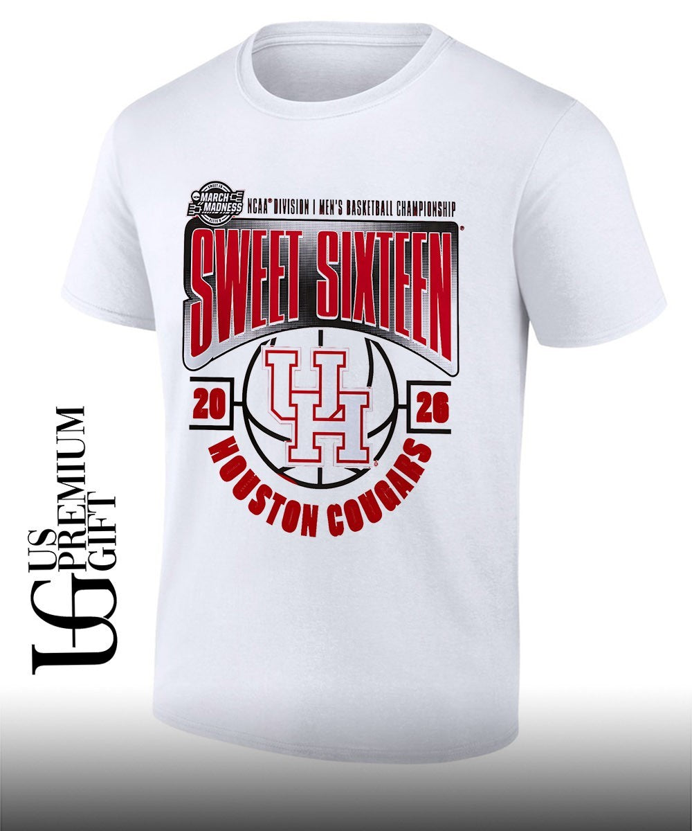 Sweet 16 Houston Cougars 2026 NCAA Mens Basketball Tournament March Madness shirt Unisex T-shirt, Sweatshirt, Hoodie, Long Sleeve Tee - T-Shirt, Sweatshirt, Hoodie