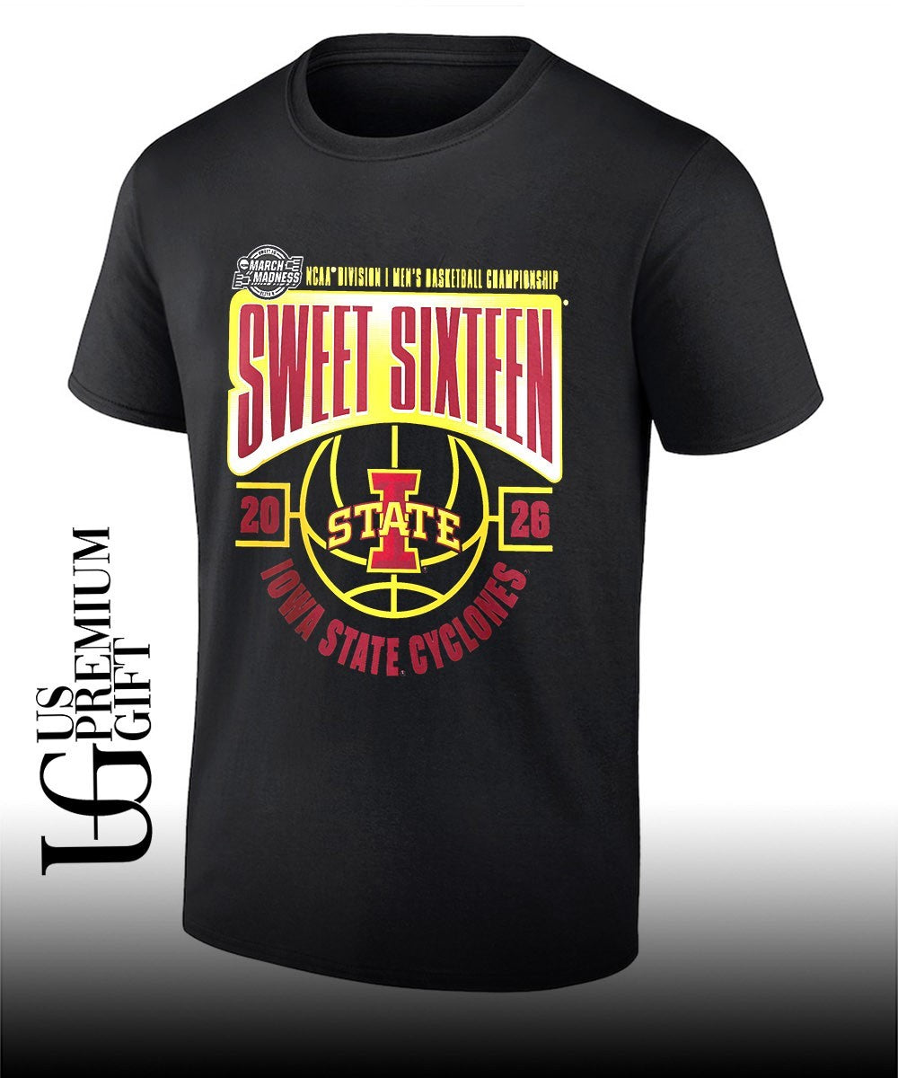 Sweet 16 Iowa State Cyclones 2026 NCAA Mens Basketball Tournament March Madness shirt Unisex T-shirt, Sweatshirt, Hoodie, Long Sleeve Tee - T-Shirt, Sweatshirt, Hoodie