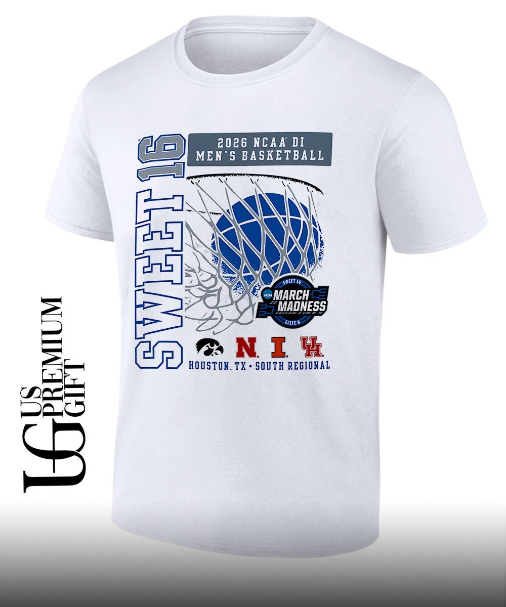 Sweet 16 NCAA D1 Mens basketball 2026 March Madness Houston TX South Regional shirt Unisex T-shirt, Sweatshirt, Hoodie, Long Sleeve Tee - T-Shirt, Sweatshirt, Hoodie