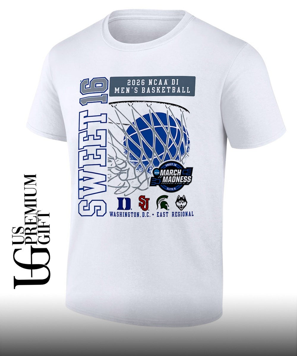 Sweet 16 NCAA D1 Mens basketball 2026 March Madness Washington DC East Regional shirt Unisex T-shirt, Sweatshirt, Hoodie, Long Sleeve Tee - T-Shirt, Sweatshirt, Hoodie