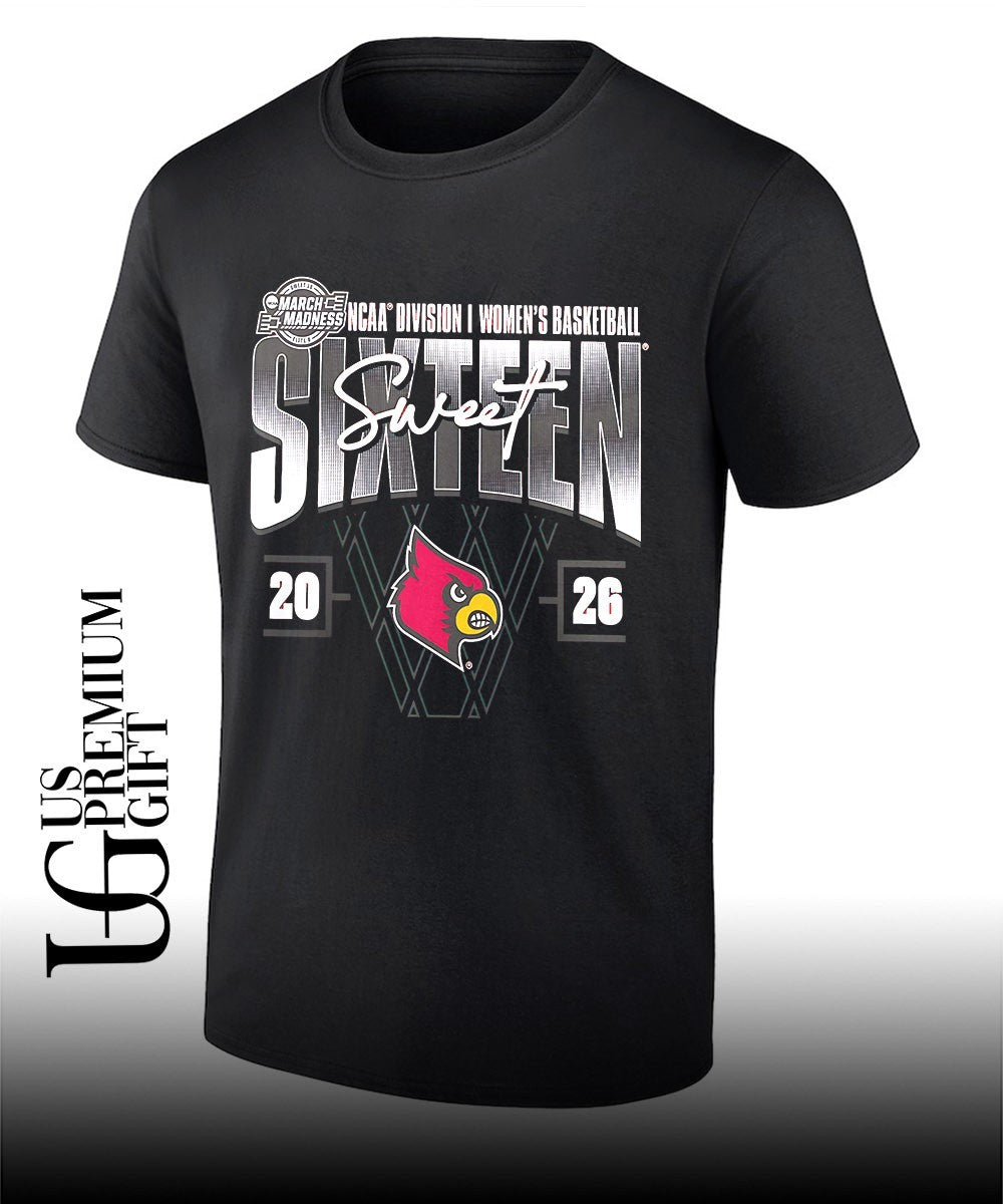 Sweet Sixteen Louisville Cardinals 2026 NCAA Womens Basketball Tournament March Madness shirt - T-Shirt, Sweatshirt, Hoodie