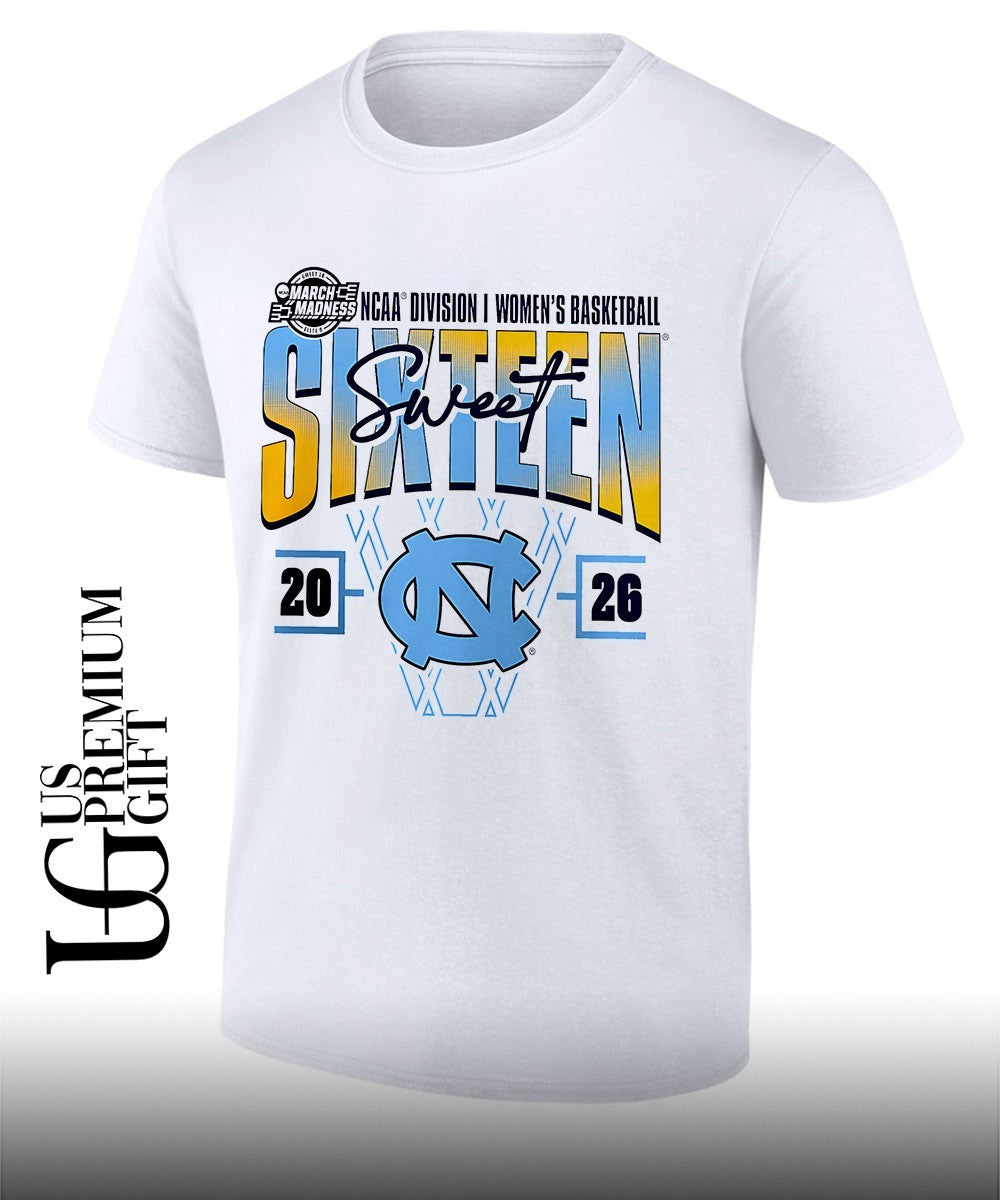 Sweet Sixteen North Carolina Tar Heels 2026 NCAA Womens Basketball Tournament March Madness shirt - T-Shirt, Sweatshirt, Hoodie