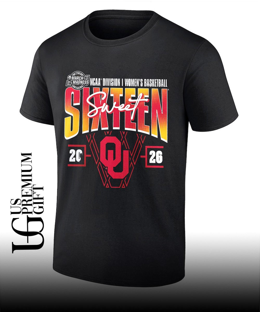 Sweet Sixteen Oklahoma Sooners 2026 NCAA Womens Basketball Tournament March Madness shirt - T-Shirt, Sweatshirt, Hoodie