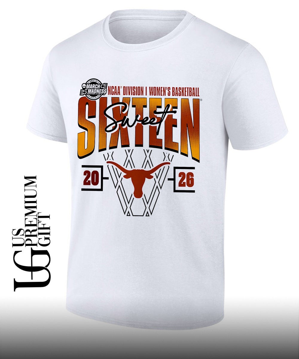 Sweet Sixteen Texas Longhorns 2026 NCAA Womens Basketball Tournament March Madness shirt Unisex T-shirt, Sweatshirt, Hoodie, Long Sleeve Tee - T-Shirt, Sweatshirt, Hoodie