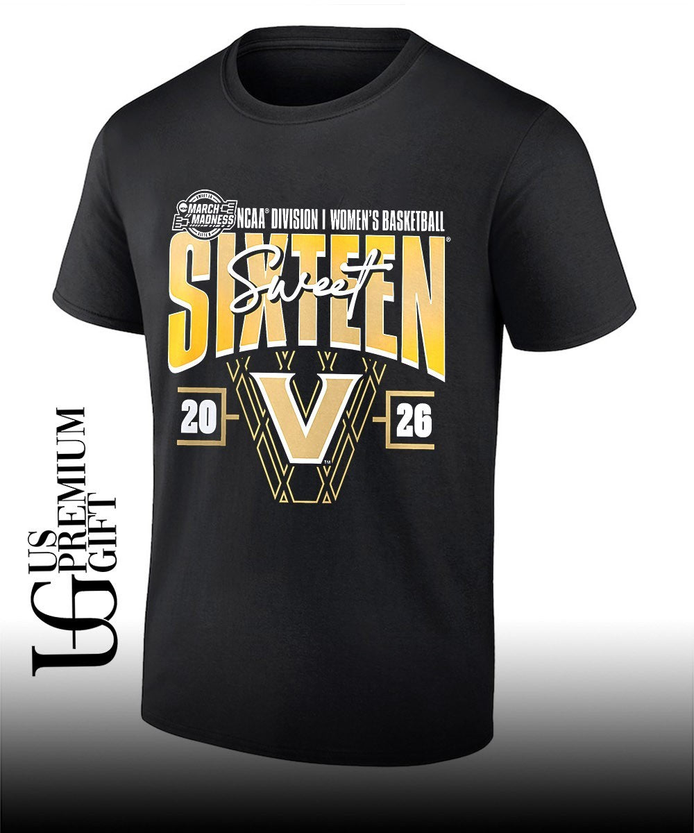 Sweet Sixteen Vanderbilt Commodores 2026 NCAA Womens Basketball Tournament March Madness shirt - T-Shirt, Sweatshirt, Hoodie