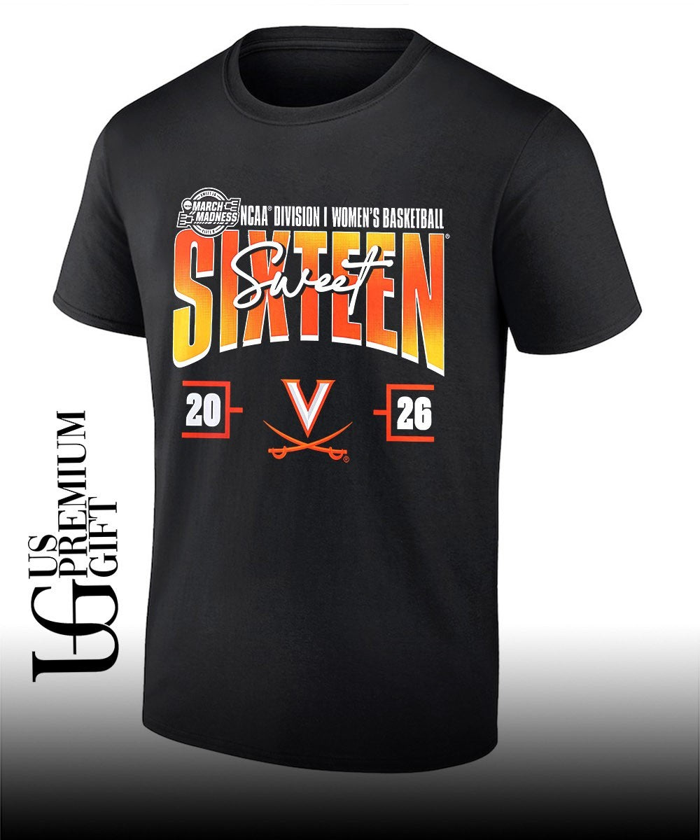 Sweet Sixteen Virginia Cavaliers 2026 NCAA Womens Basketball Tournament March Madness shirt - T-Shirt, Sweatshirt, Hoodie