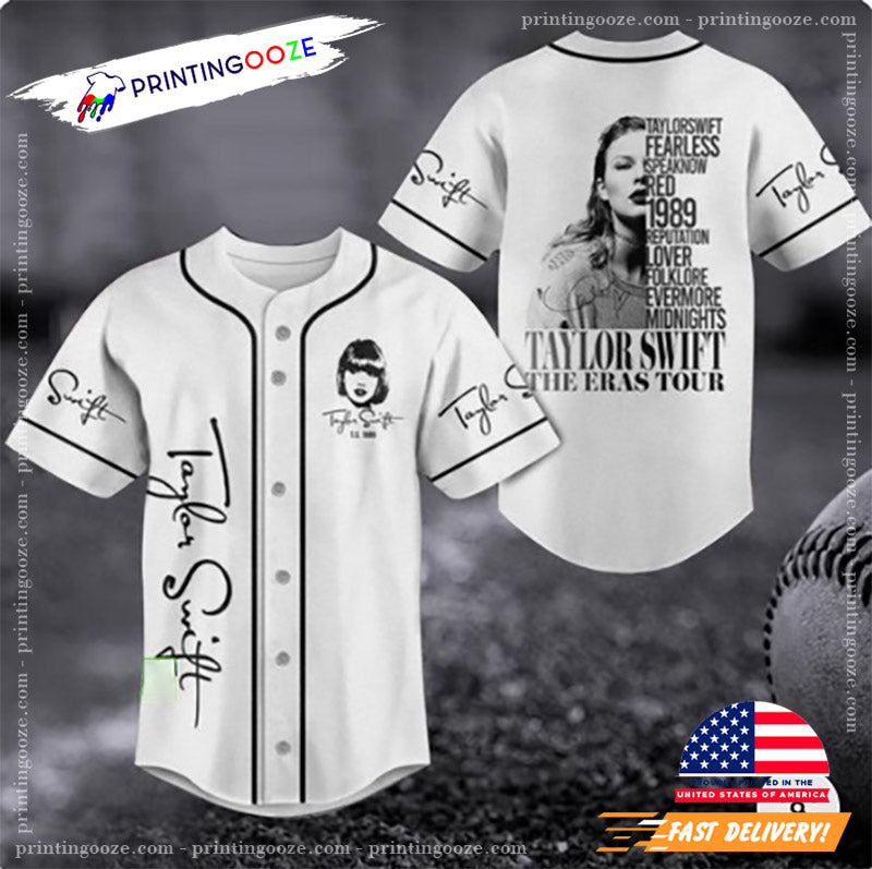 Swiftie Albums Tour Baseball Jersey baseball jersey product view 1