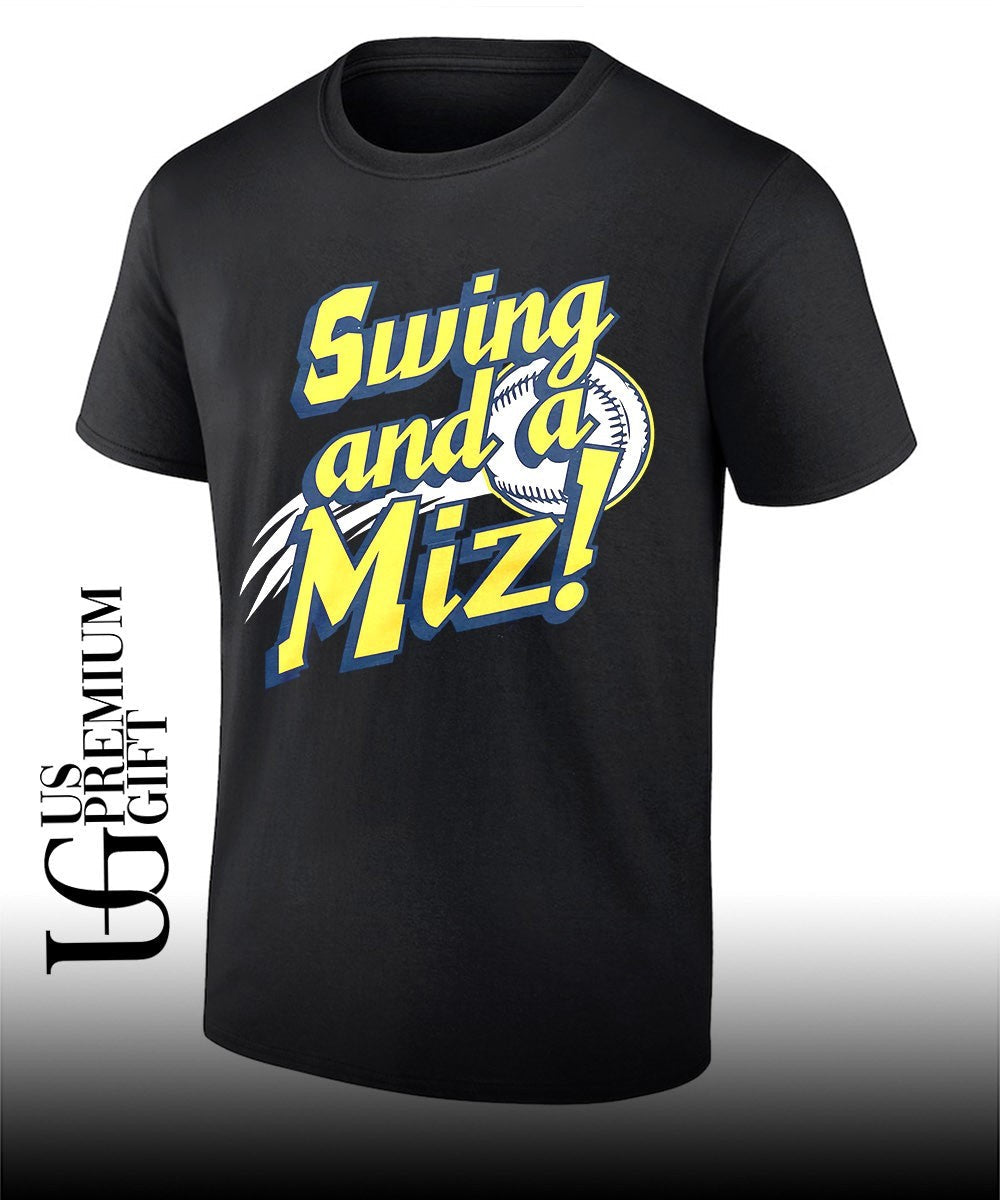 Swing and a Miz Milwaukee Brewers shirt Unisex T-shirt, Sweatshirt, Hoodie, Long Sleeve Tee - T-Shirt, Sweatshirt, Hoodie