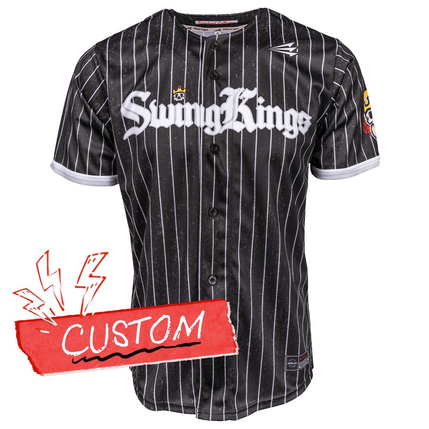 Swing Kings Chicago Lifestyle Baseball Jersey *CUSTOM* baseball jersey product view 1