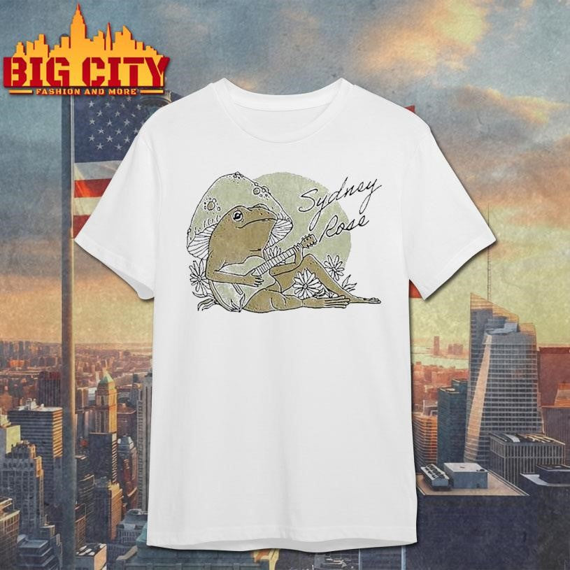 Sydney Rose Frog Guitar Shirt Unisex T-shirt, Sweatshirt, Hoodie, Long Sleeve Tee - T-Shirt, Sweatshirt, Hoodie