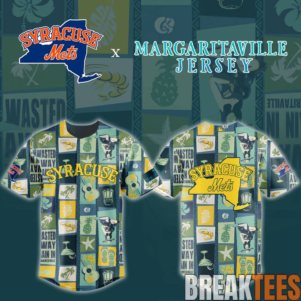 Syracuse Mets Margaritaville Night Baseball Jersey Unisex T-shirt, Sweatshirt, Hoodie, Long Sleeve Tee - T-Shirt, Sweatshirt, Hoodie