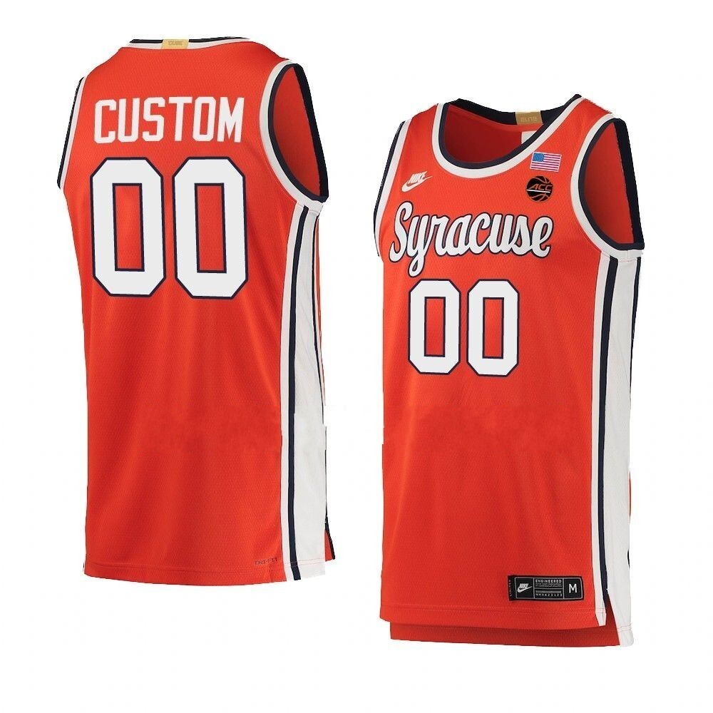 Syracuse Orange Custom Retro Basketball Limited Jersey Orange_conew1 College Football Jersey football jersey product view 1