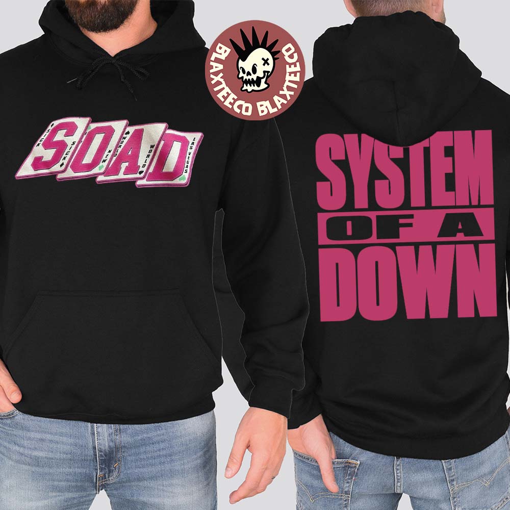System Of A Down X Sick New World 2026 Las Vegas Merch On April 25 2026 Playing Cards Logo Hoodie - T-Shirt, Sweatshirt, Hoodie