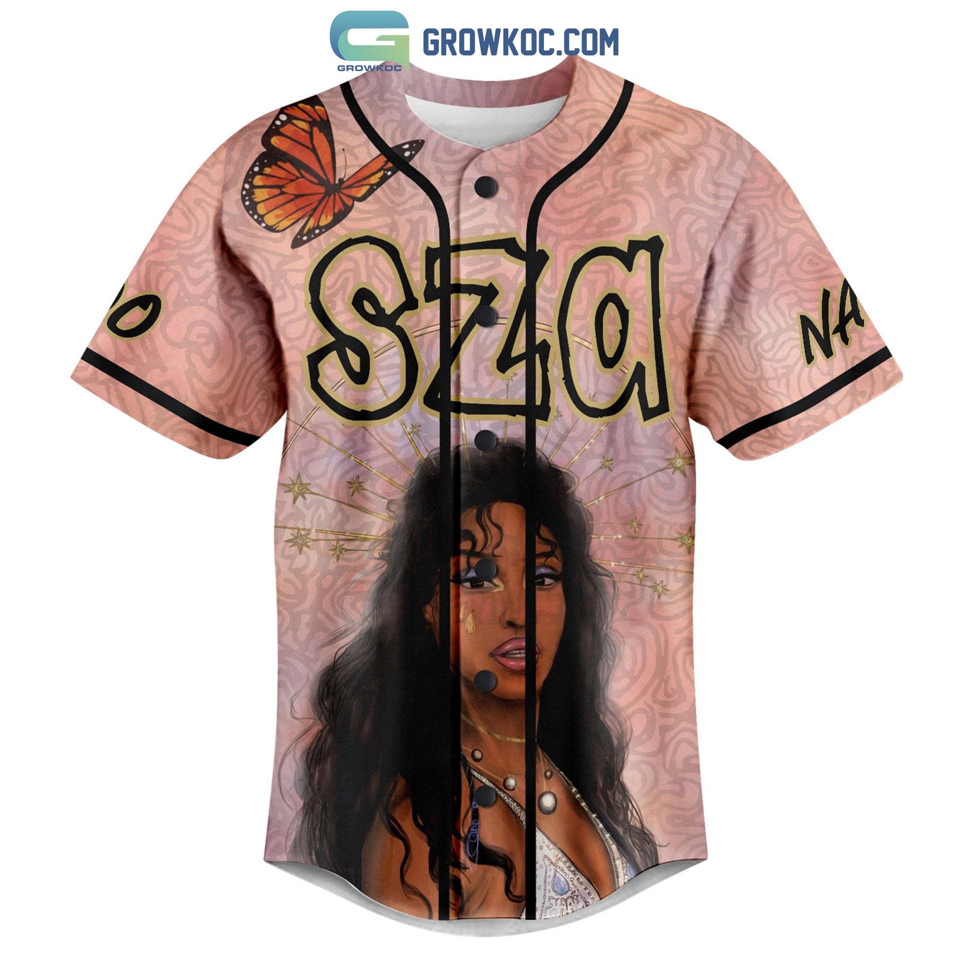 Sza How Can I Snooze And Miss The Moment Personalized Baseball Jersey baseball jersey product view 2