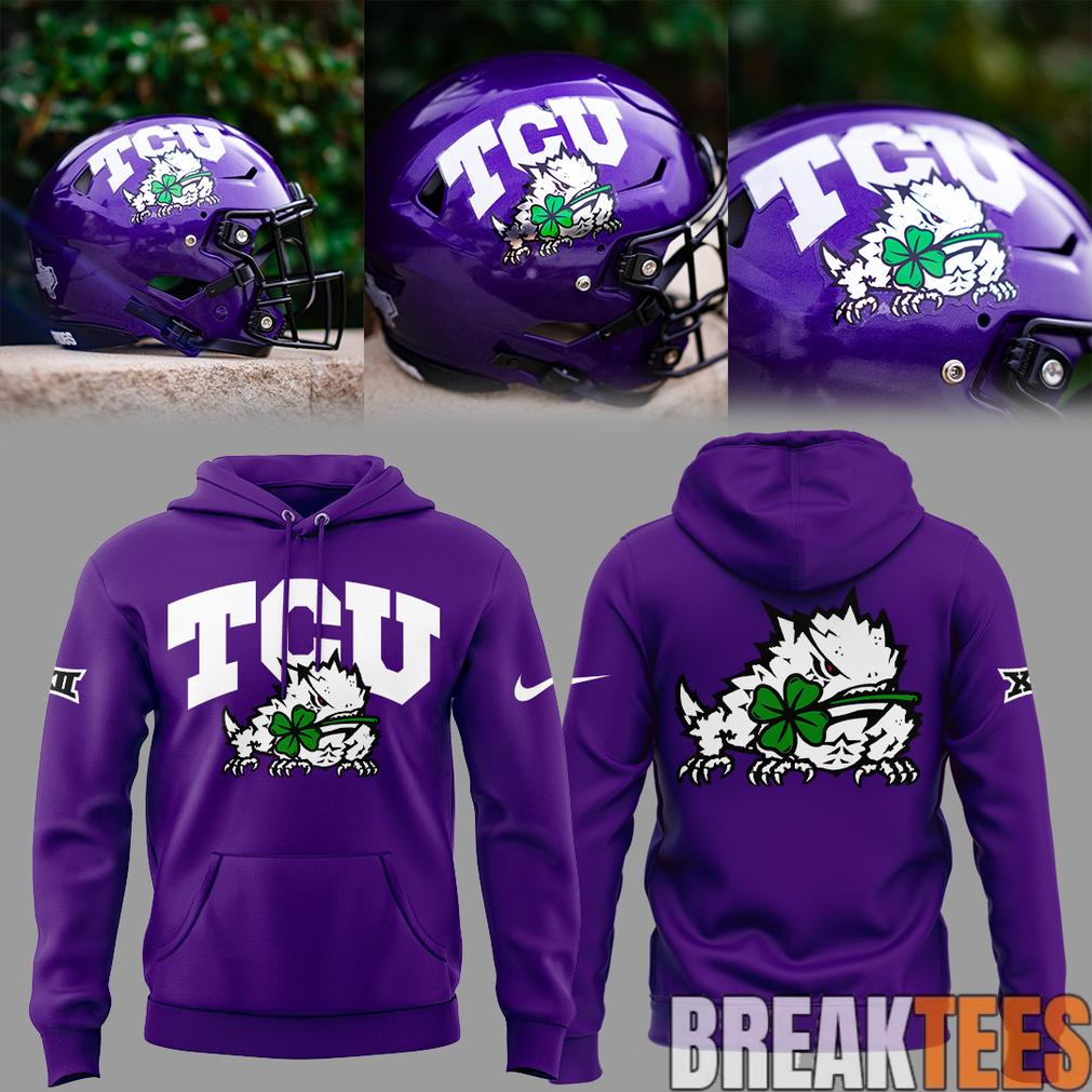 TCU Horned Frogs 2026 Ireland Game Limited Edition Hoodie Unisex T-shirt, Sweatshirt, Hoodie, Long Sleeve Tee - T-Shirt, Sweatshirt, Hoodie