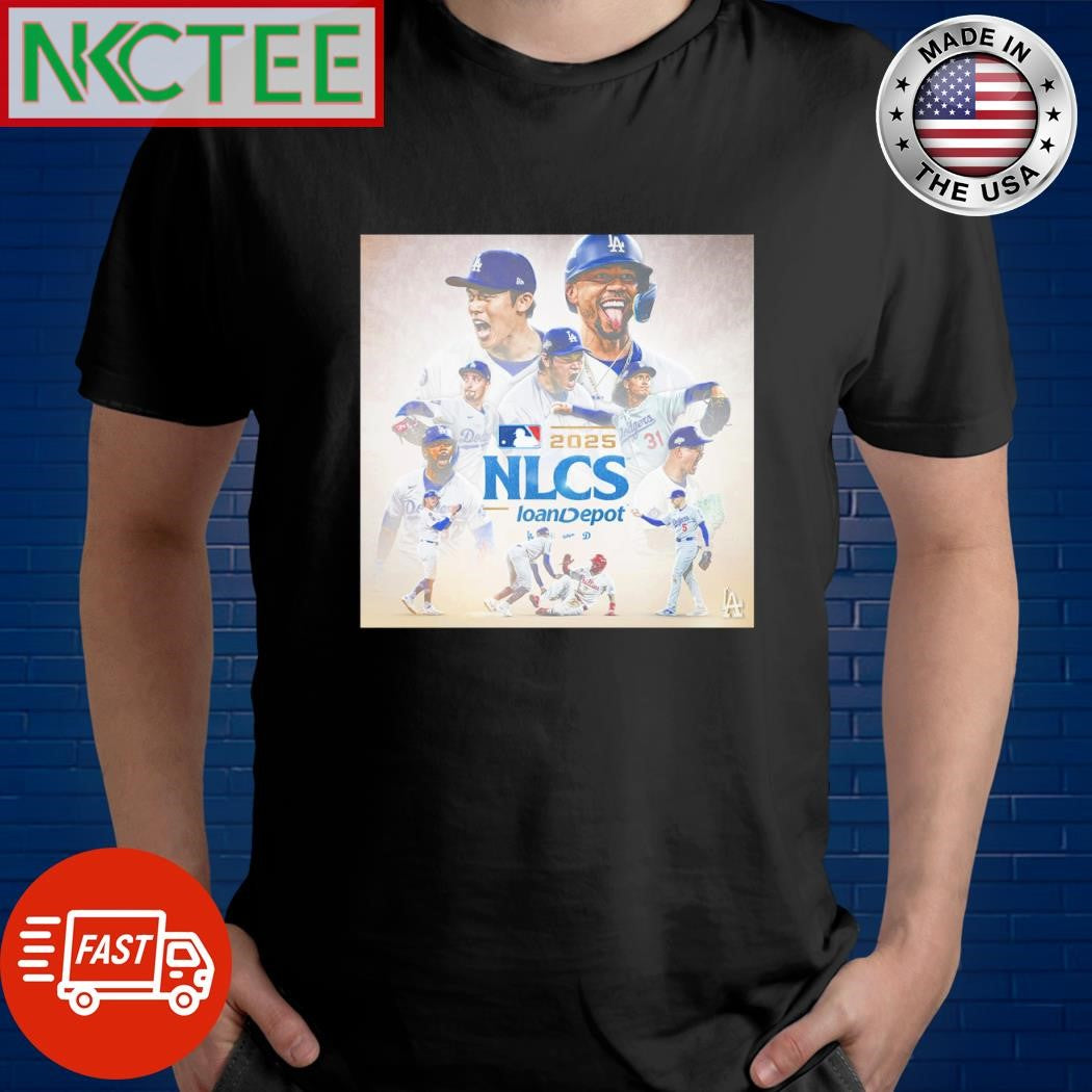 THE LOS ANGELES DODGERS ARE HEADING TO THE NLCS. 2025 the moment team shirt Unisex T-shirt, Sweatshirt, Hoodie, Long Sleeve Tee - T-Shirt, Sweatshirt, Hoodie
