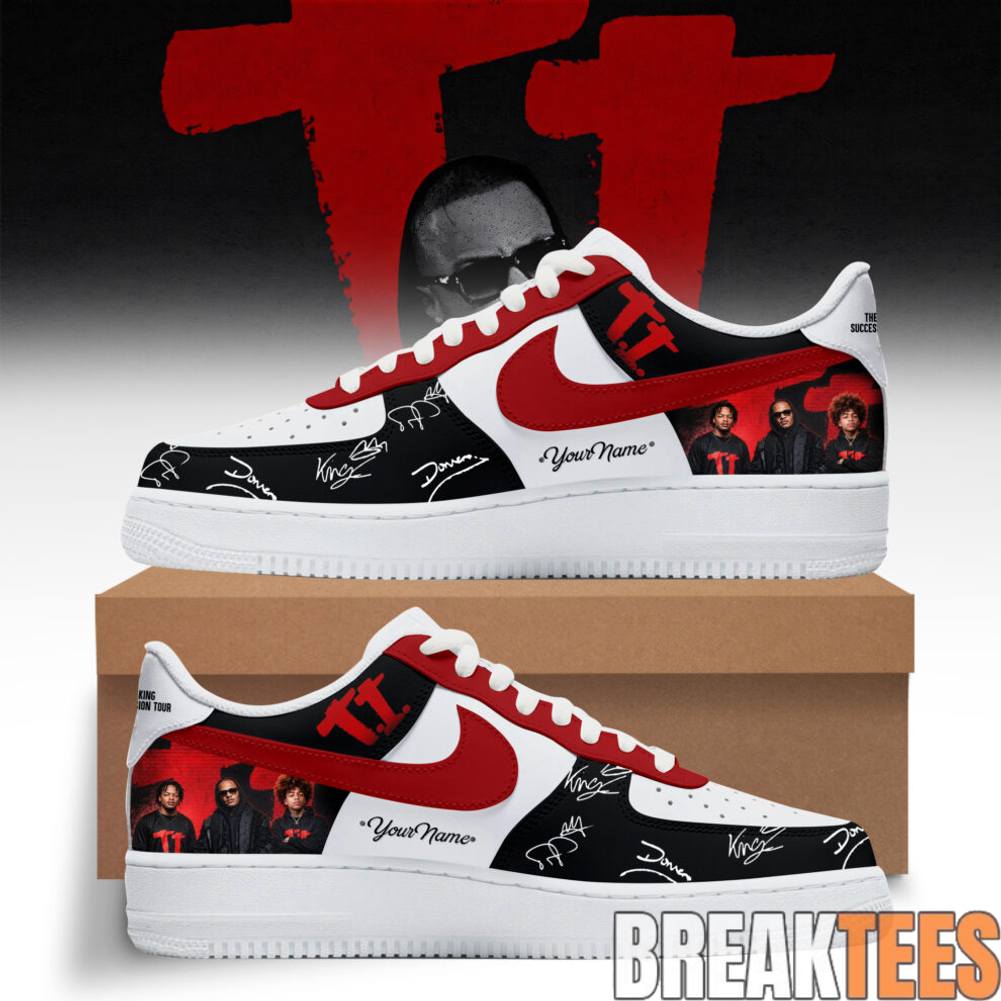 T.I. The King Succession Tour 2026 Special Air Force 1 Shoes Unisex T-shirt, Sweatshirt, Hoodie, Long Sleeve Tee - T-Shirt, Sweatshirt, Hoodie