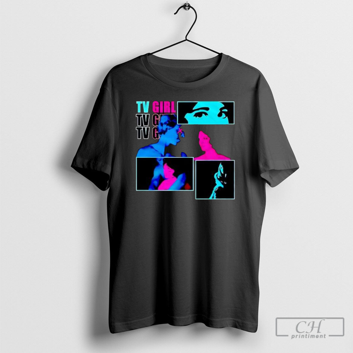 Tv Girl Aesthetic Retro Collage Music Shirt Tee Unisex T-shirt, Sweatshirt, Hoodie, Long Sleeve Tee - T-Shirt, Sweatshirt, Hoodie