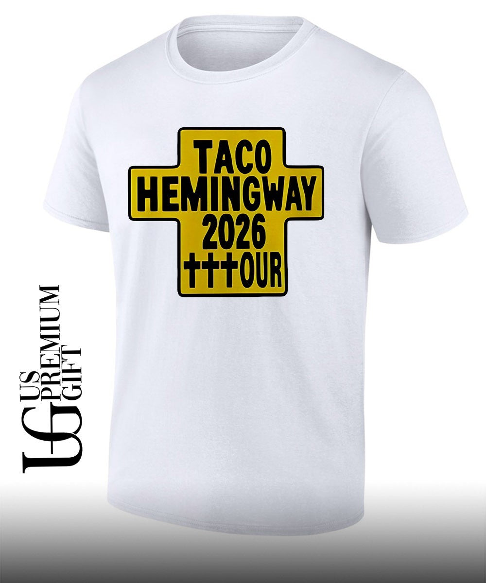 Taco Hemingway 2026 Tour Cross shirt Unisex T-shirt, Sweatshirt, Hoodie, Long Sleeve Tee - T-Shirt, Sweatshirt, Hoodie