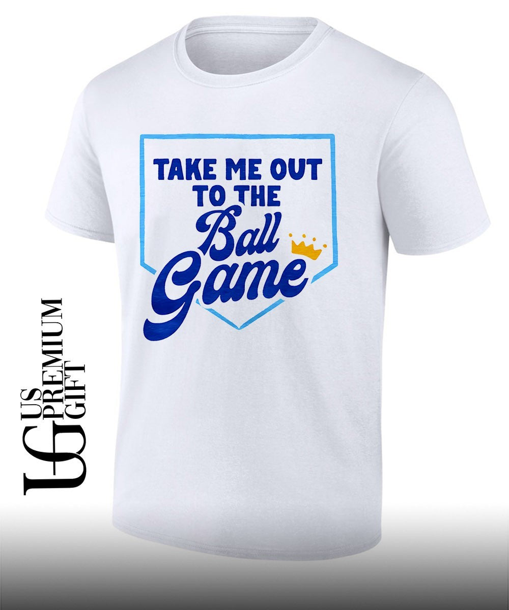 Take me out to the ball game Kansas City Royals shirt Unisex T-shirt, Sweatshirt, Hoodie, Long Sleeve Tee - T-Shirt, Sweatshirt, Hoodie