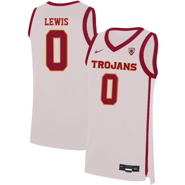 Talin Lewis 0 White College Football Jersey football jersey product view 1