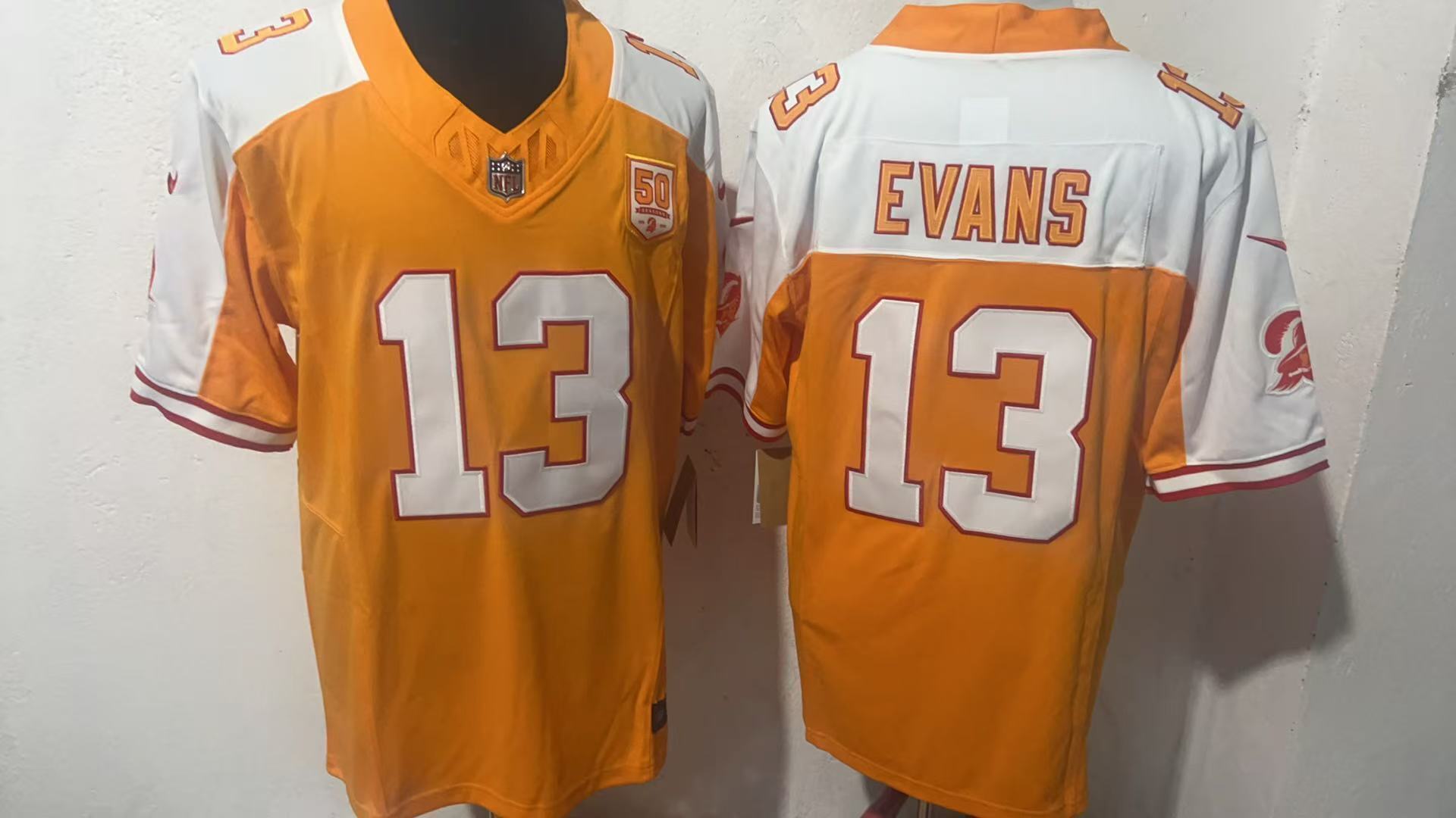 Tampa Bay Buccaneers #13 Mike Evans Style 3 Football Jersey football jersey product view 1