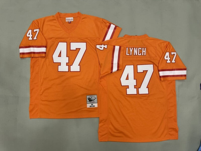 Tampa Bay Buccaneers #47 John Lynch Tampa Bay Buccaneers Football Jersey football jersey product view 1