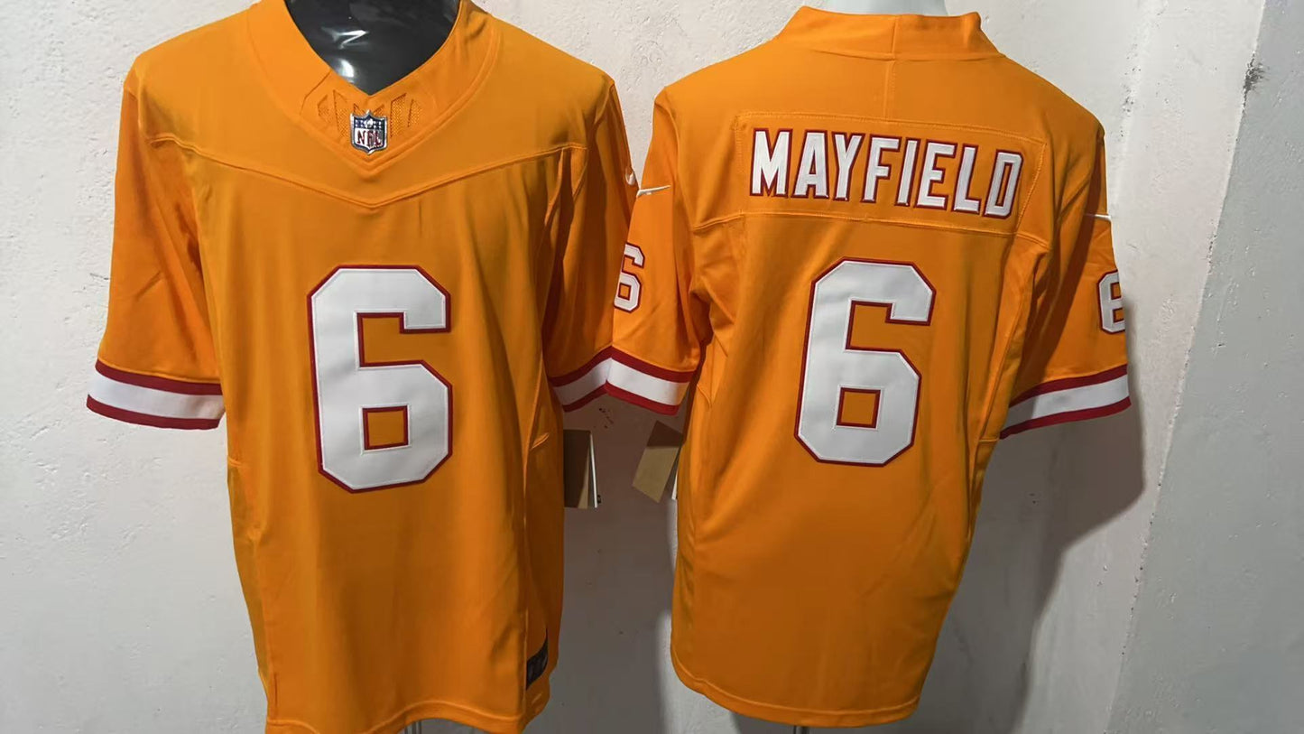 Tampa Bay Buccaneers #6 Baker Mayfield Style 2 Football Jersey football jersey product view 1
