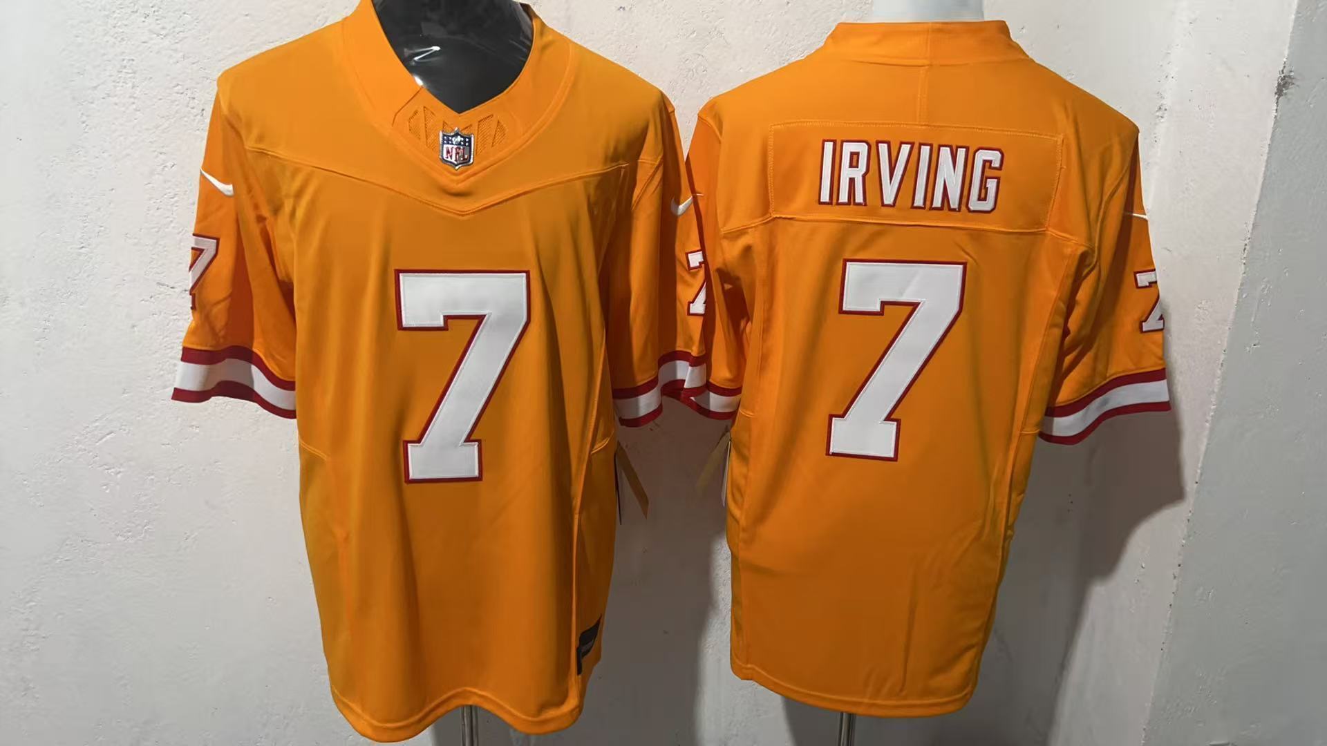 Tampa Bay Buccaneers #7 Bucky Irving Style 1 Football Jersey football jersey product view 1