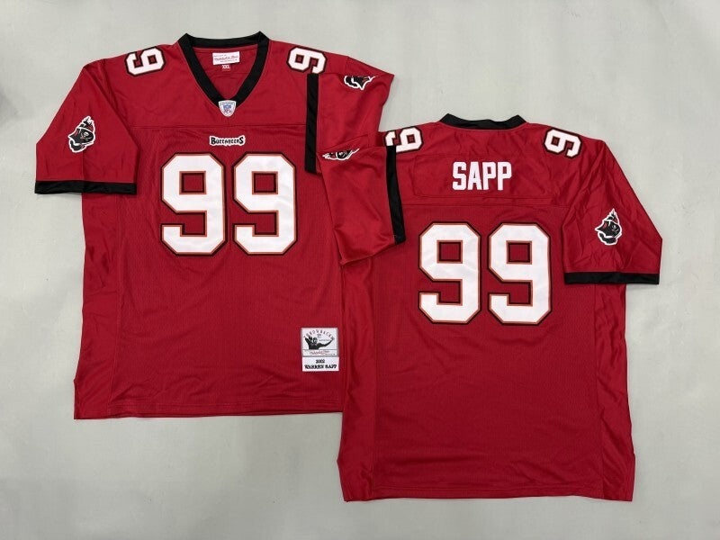 Tampa Bay Buccaneers #99 Warren Sapp Tampa Bay Buccaneers (4)_[1] Football Jersey football jersey product view 1