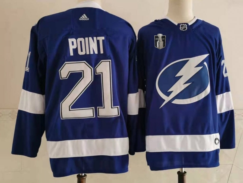 Tampa Bay Lightning #21 Brayden Point Style 3 Hockey Jersey hockey jersey product view 1