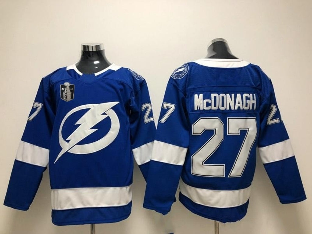 Tampa Bay Lightning #27 Ryan McDonagh Hockey Jersey hockey jersey product view 1