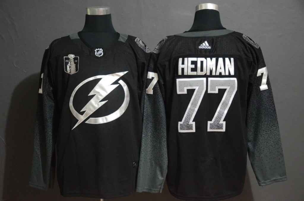 Tampa Bay Lightning #77 Victor Hedman Style 1 Hockey Jersey hockey jersey product view 1