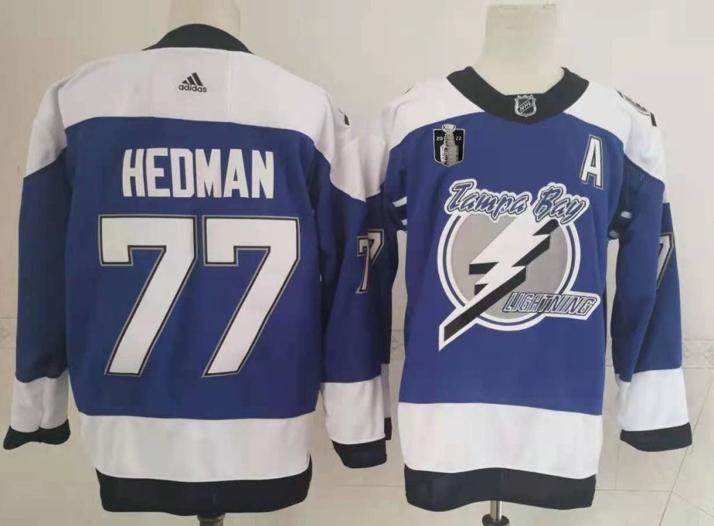 Tampa Bay Lightning #77 Victor Hedman Style 4 Hockey Jersey hockey jersey product view 1
