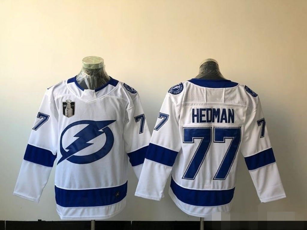 Tampa Bay Lightning #77 Victor Hedman Style 5 Hockey Jersey hockey jersey product view 1