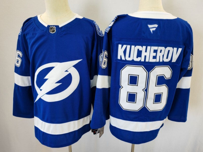 Tampa Bay Lightning #86 Nikita Kucherov Lightning Style 2 Hockey Jersey hockey jersey product view 1