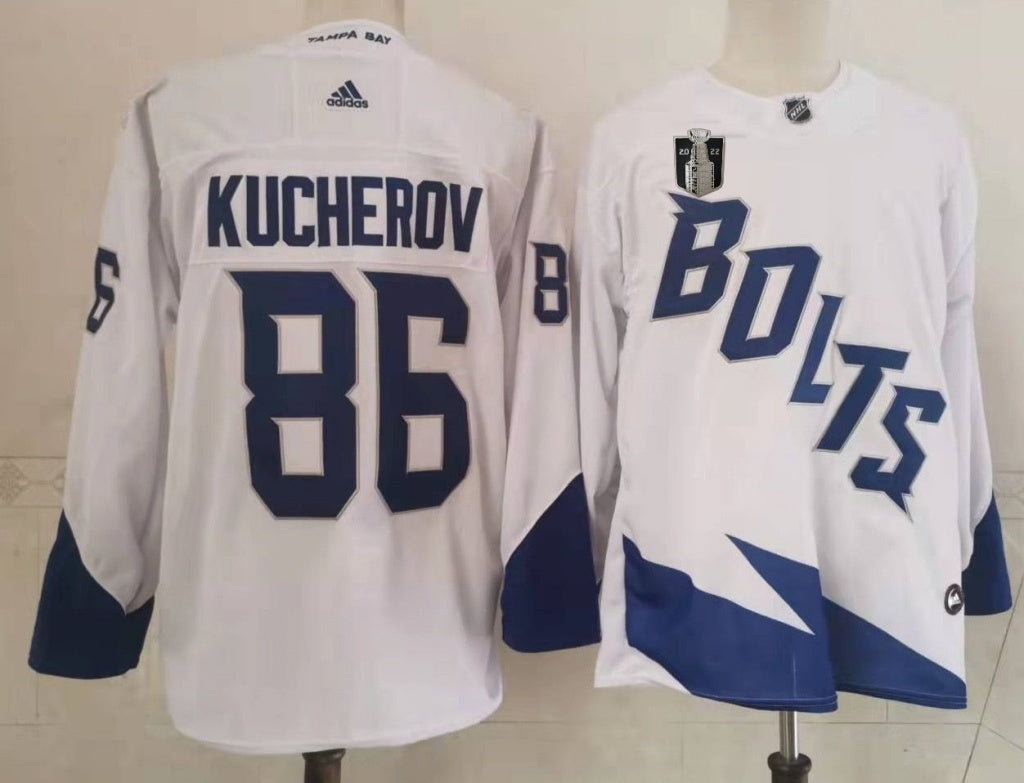 Tampa Bay Lightning #86 Nikita Kucherov Style 4 Hockey Jersey hockey jersey product view 1