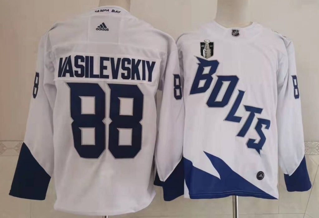 Tampa Bay Lightning #88 Andrei Vasilevskiy Style 2 Hockey Jersey hockey jersey product view 1