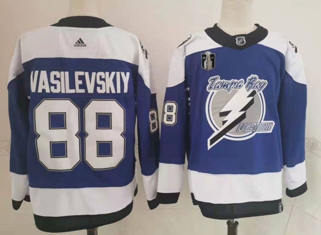 Tampa Bay Lightning #88 Andrei Vasilevskiy Style 3 Hockey Jersey hockey jersey product view 1
