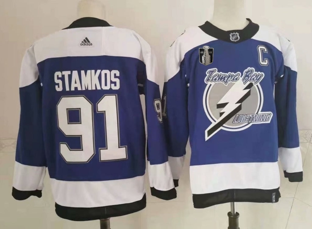 Tampa Bay Lightning #91 Steven Stamkos Style 4 Hockey Jersey hockey jersey product view 1