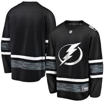 Tampa Bay Lightning black Hockey Jersey hockey jersey product view 1