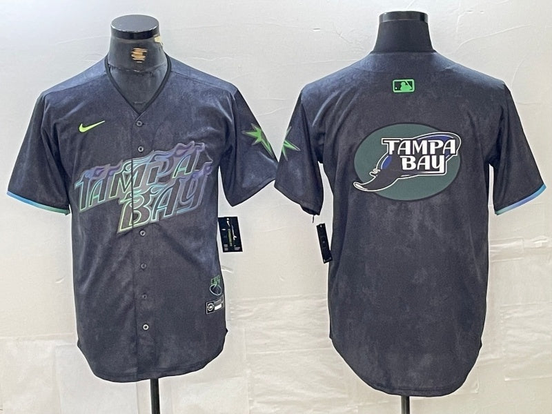 Tampa Bay Rays Rays City Style 1 Baseball Jersey baseball jersey product view 1