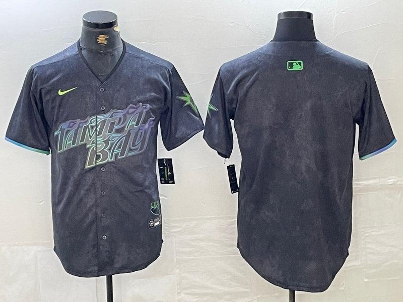 Tampa Bay Rays Rays City Style 6 Baseball Jersey baseball jersey product view 1