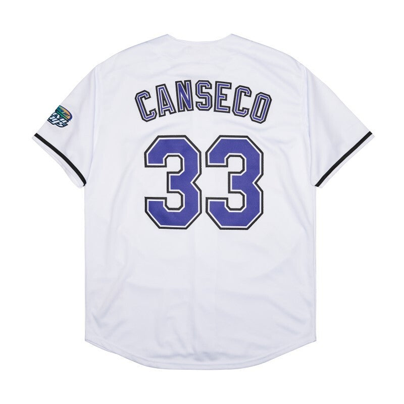 Tampa Bay Rays #33 Canseco Style 1 Baseball Jersey baseball jersey product view 1