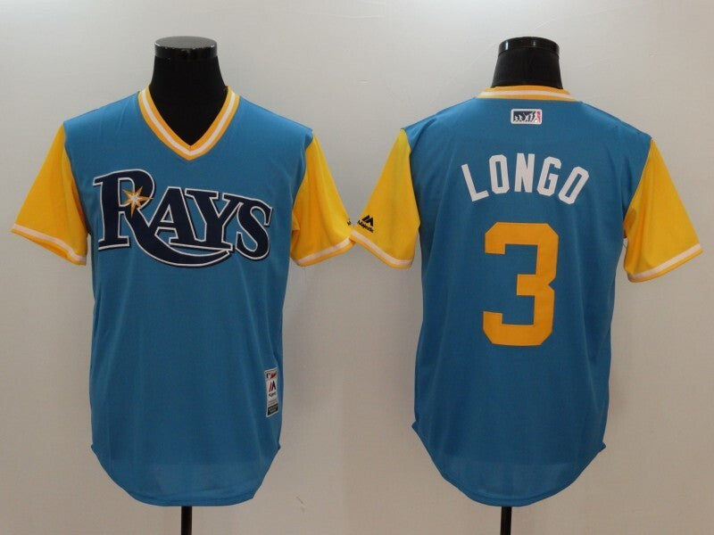 Tampa Bay Rays #3 Style 3 Baseball Jersey baseball jersey product view 1