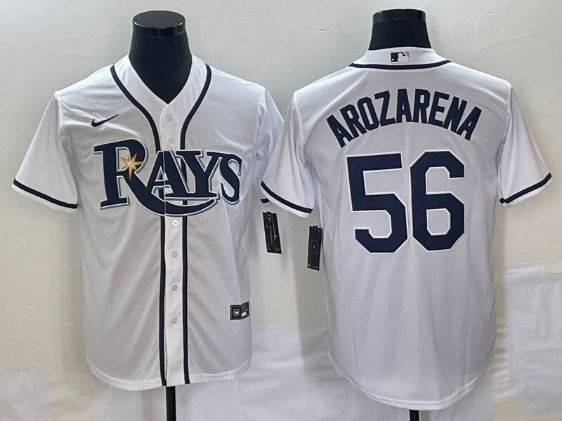 Tampa Bay Rays #56 Randy Arozarena Fan Edition Style 7 Baseball Jersey baseball jersey product view 1