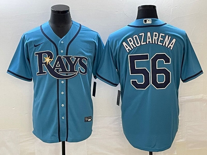 Tampa Bay Rays #56 Randy Arozarena Fan Edition Style 8 Baseball Jersey baseball jersey product view 1